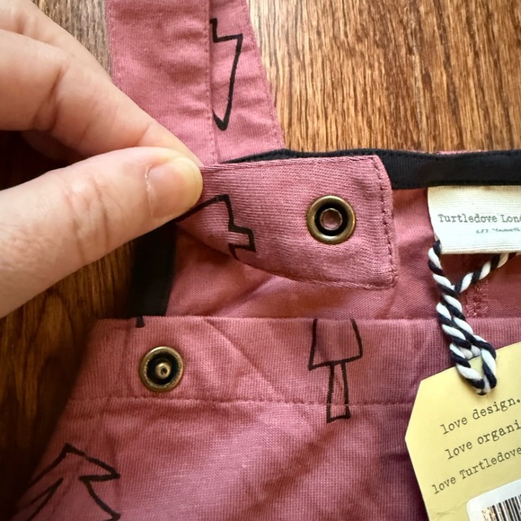 NEW Turtledove London Organic Cotton Forest Overalls 6-7 Years - Picture 5 of 9
